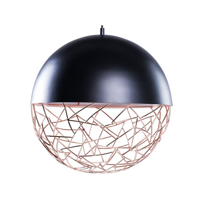Metal Pendant Lamp Black PADMA