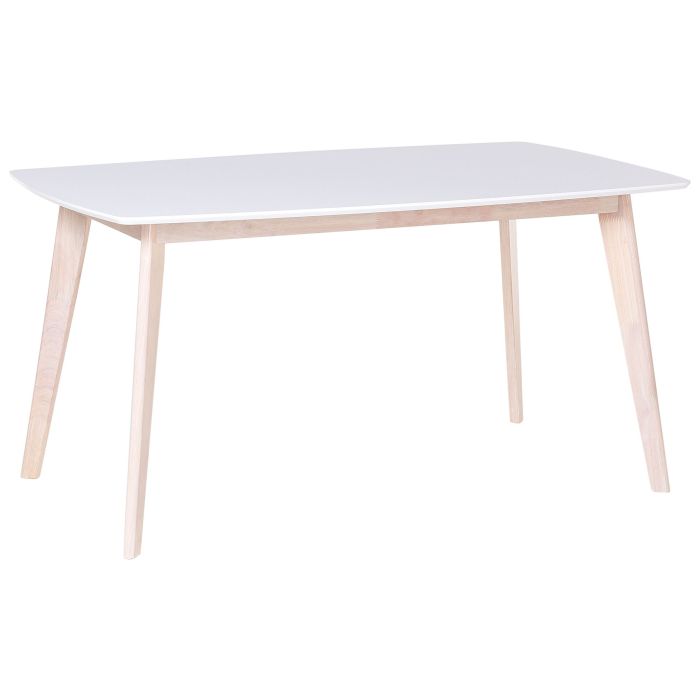 Dining Table 150 x 90 cm White SANTOS