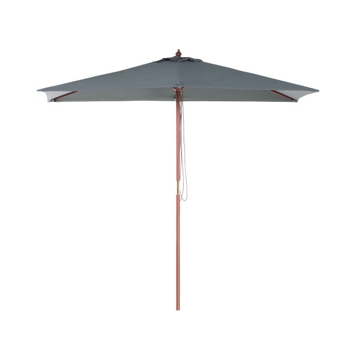 Garden Market Parasol 1.44 x 1.95 m Grey FLAMENCO