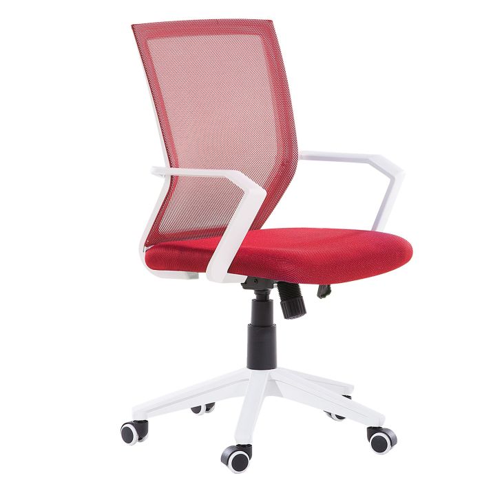Swivel Desk Chair Red RELIEF