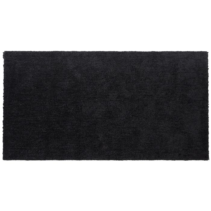 Shaggy Area Rug 80x150cm Black