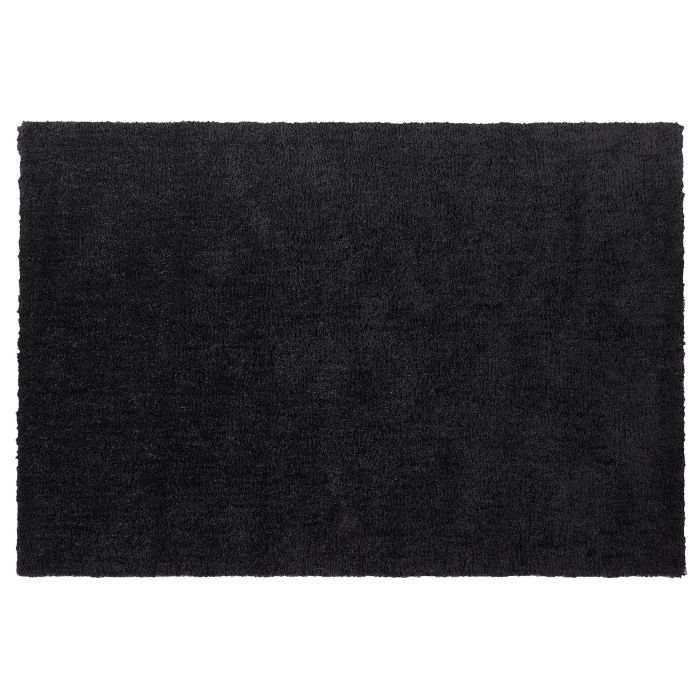Shaggy Area Rug 140x200cm Black