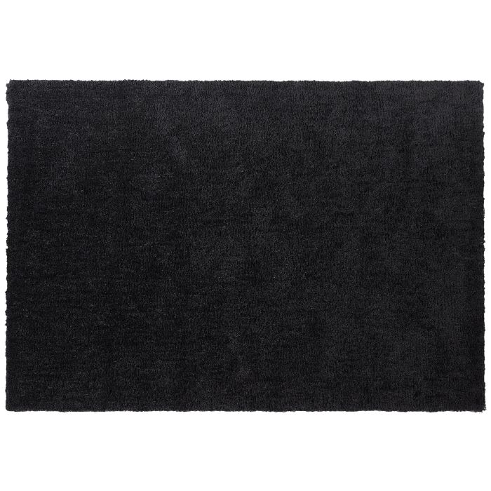 Shaggy Area Rug 160x230cm Black