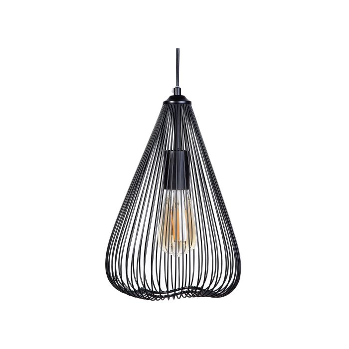Metal Pendant Lamp Black CONCA