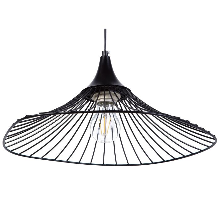 Metal Pendant Lamp Black MAZARO