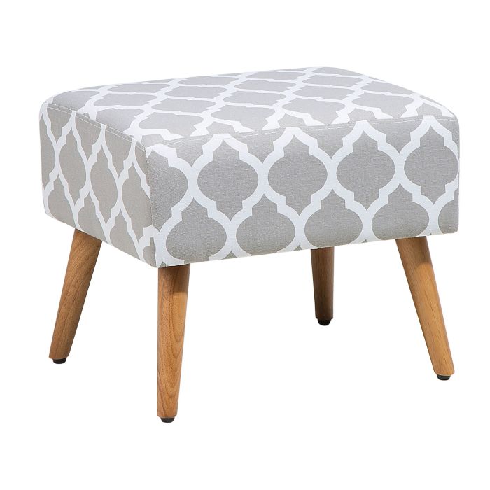 Footstool Grey MANTEO