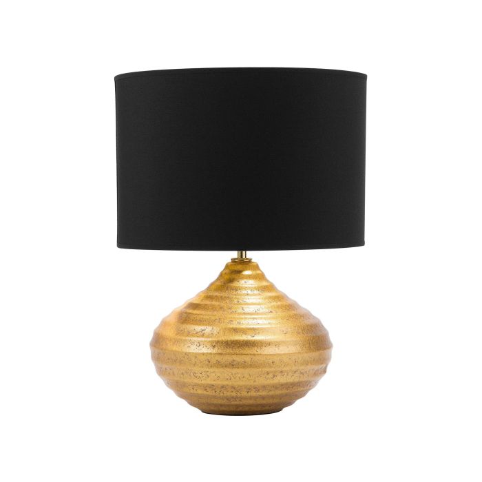 Ceramic Table Lamp Gold KUBAN