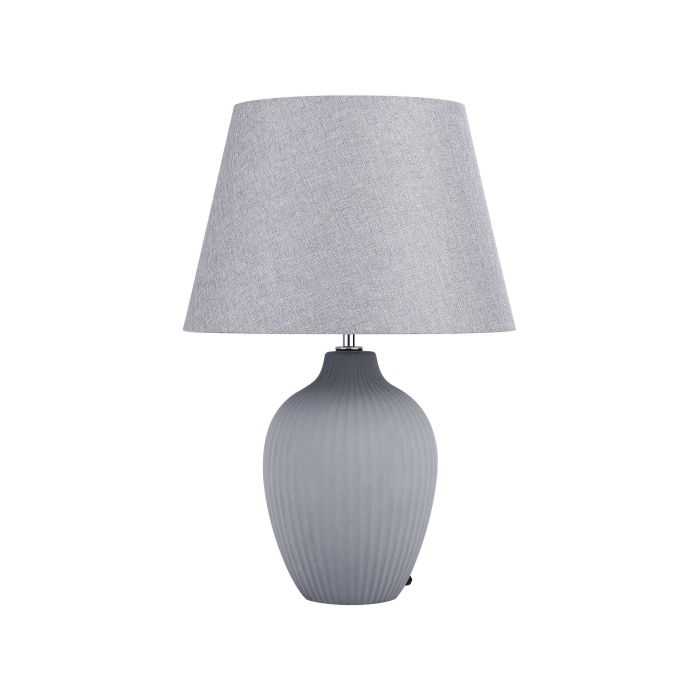 Ceramic Table Lamp Grey FERGUS