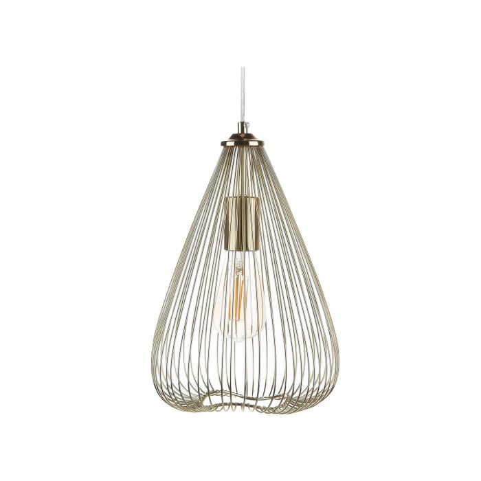 Metal Pendant Lamp Gold CONCA