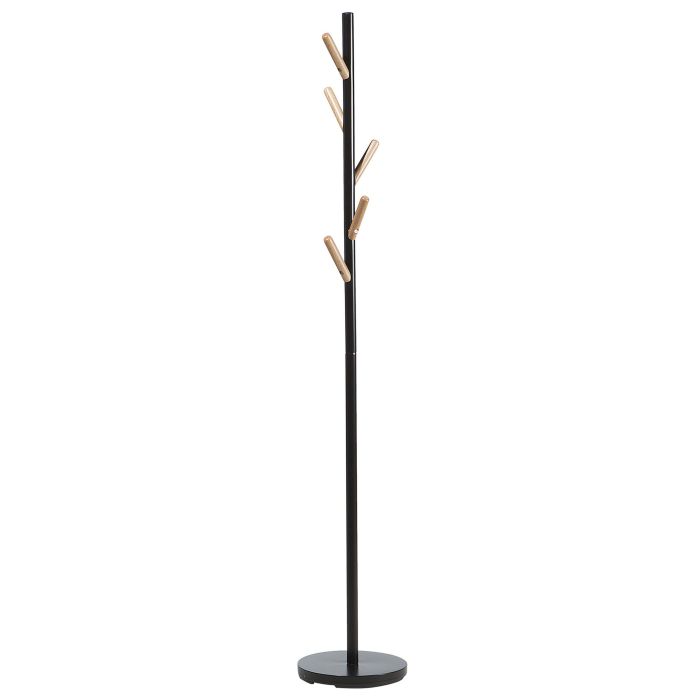 Coat Stand Steel Black ALBIN