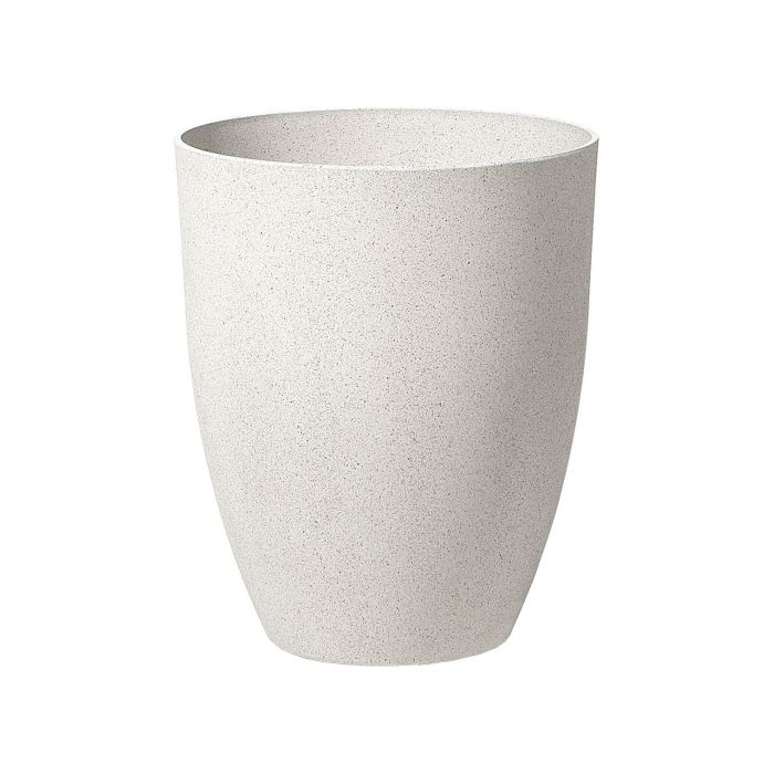 Plant Pot 43 x 43 x 52 cm Off-White CROTON