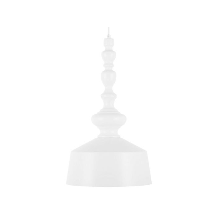 Metal Pendant Lamp White DRIVA