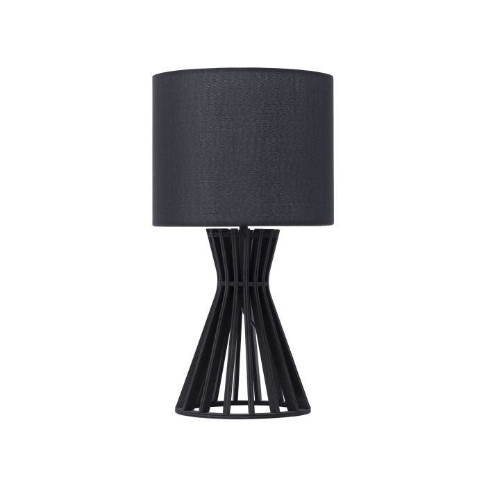 Wooden Table Lamp Black CARRION