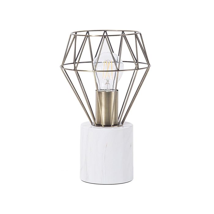 Metal Table Lamp Brass MOONI Small