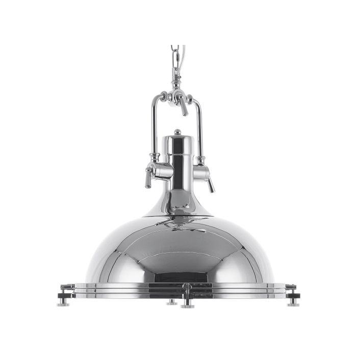 Metal Pendant Lamp Silver EBRON