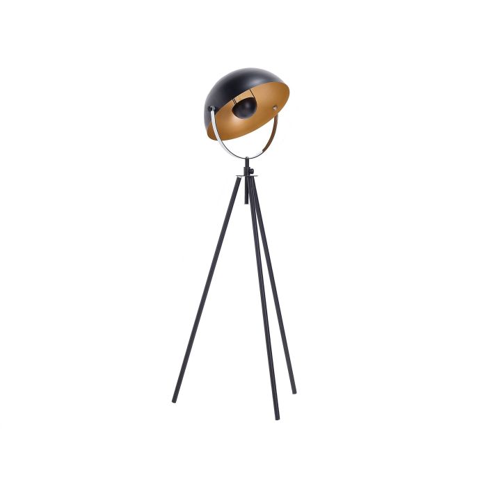 Metal Tripod Floor Lamp Black THAMES