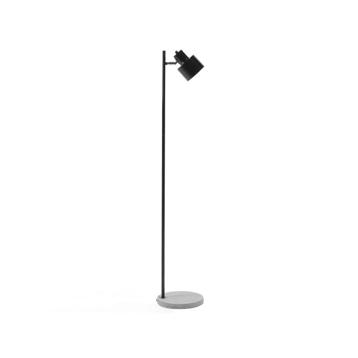 Metal Floor Lamp Black CORBONES