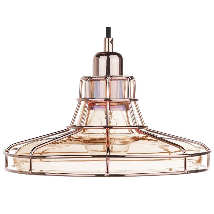 Glass Pendant Lamp Copper TORRE