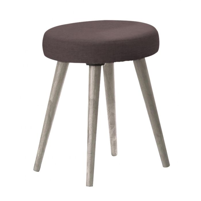Ashburton Wooden Grey Oak Effect Dressing Table Stool - Oak
