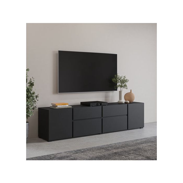 SOREN TV Unit 195cm - Black