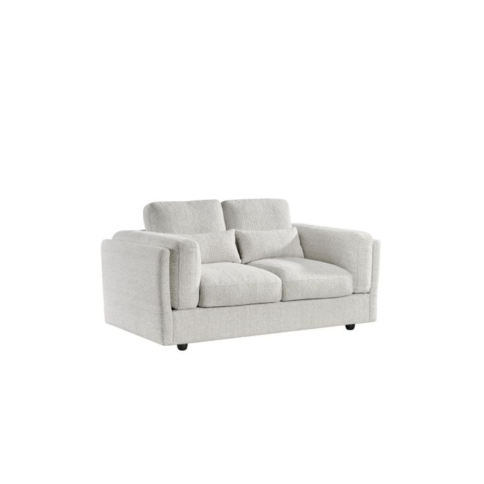HAVERIO Fabric 2 Seater Sofa - Beige