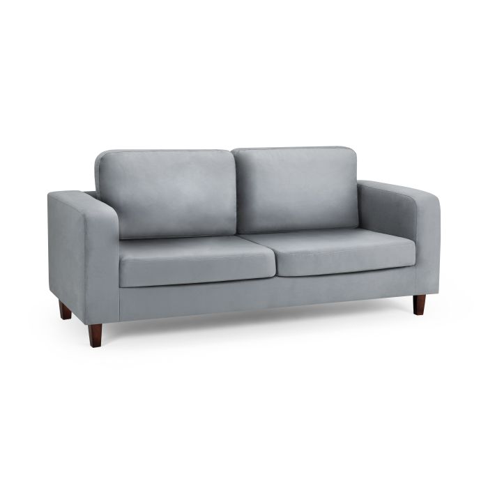 3 Seater Sofa - LISA 3 Seater Sofa Grey 180cm