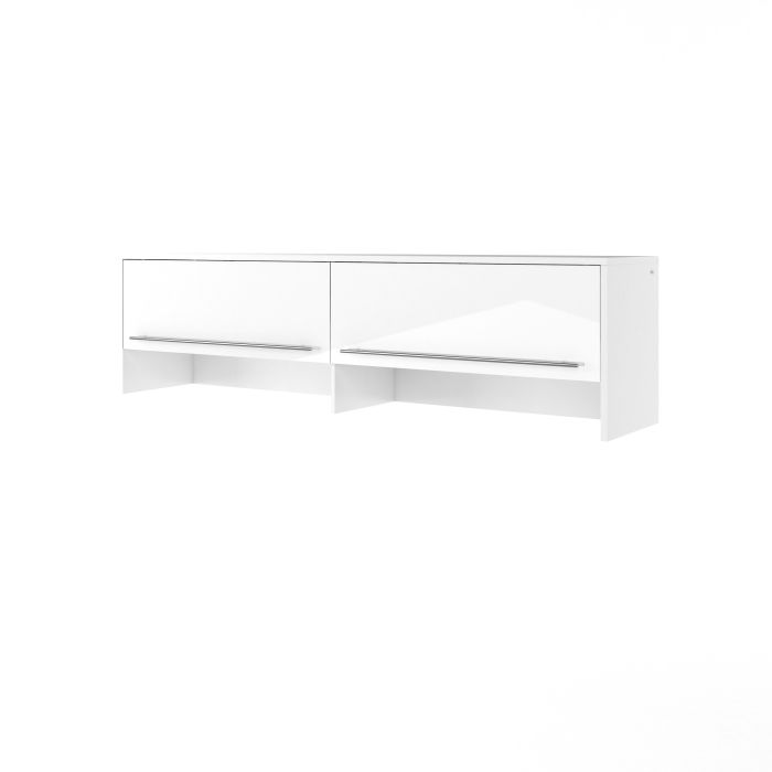 Over Bed Unit for ArtNest Horizontal Wall Bed Concept 140cm - White Matt