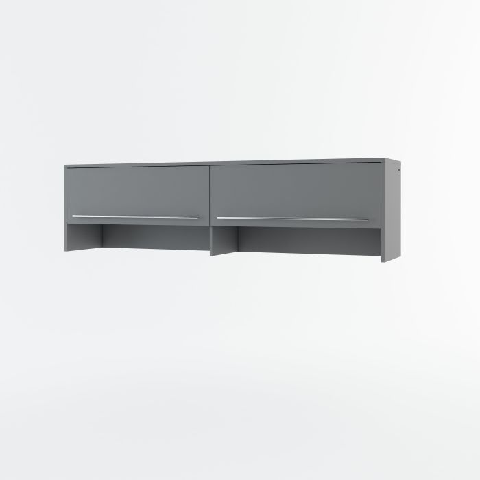 Over Bed Unit for ArtNest Horizontal Wall Bed Concept 140cm - Matt Grey