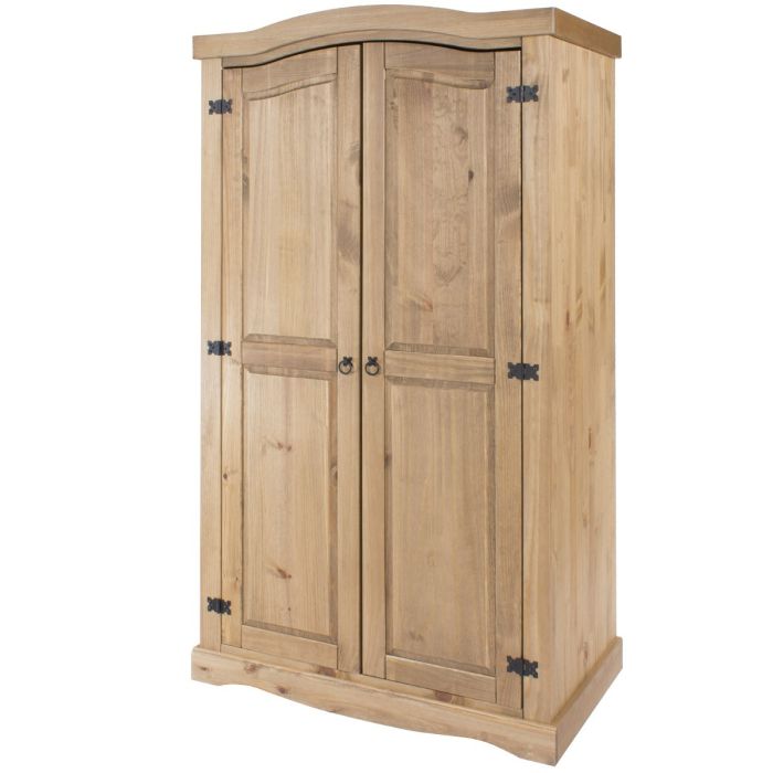 Corona 2 Door Wardrobe - Pine
