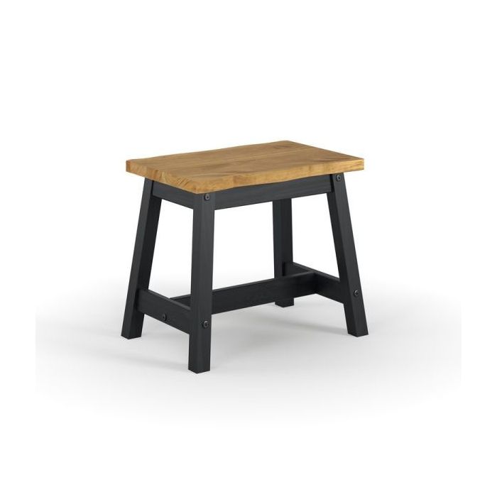 Kyla Live Edge Single Dining Bench Set 2 - Pine