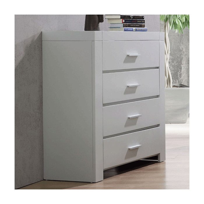 Grey Chest of Drawers - CAMBRIDGE Large Chest  4 Drawers