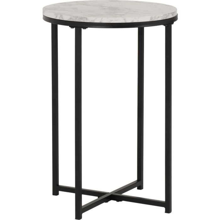 Dallas Side Table - Marble Black