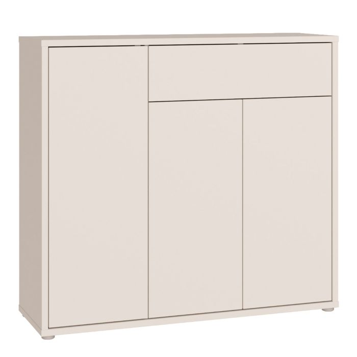 AVELINE Sideboard with 3 Doors and 1 Drawer Push to Open - Sand