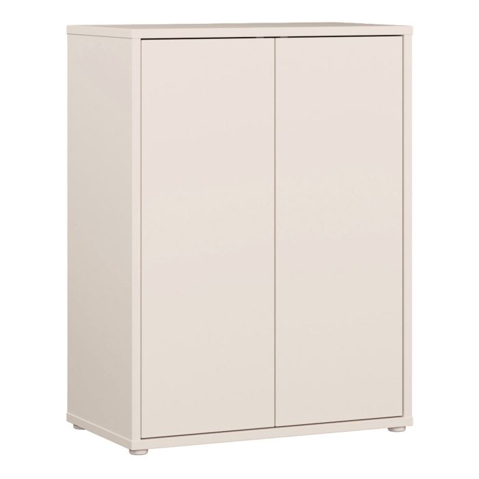AVELINE Tall 2 Door Sideboard with Push to Open Doors - Sand