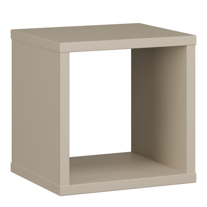 LORYTH Open Bedside Table Storage Unit - Taupe