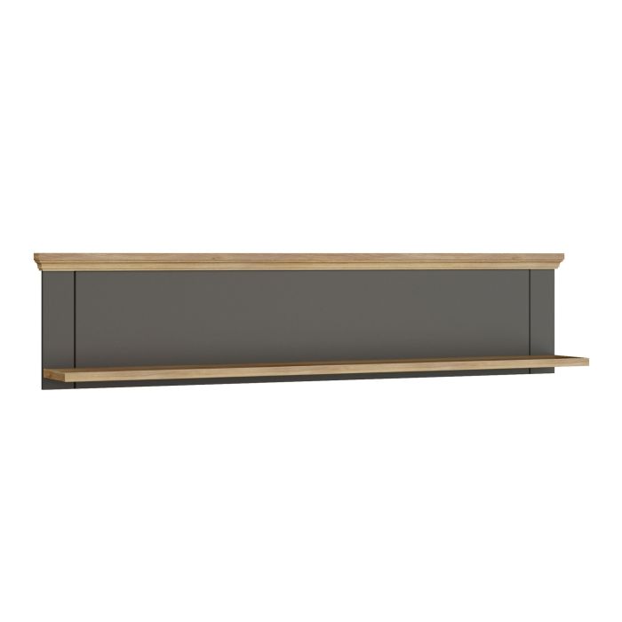 ELMRIDGE Wall Shelf - Grey with Mauvella Oak