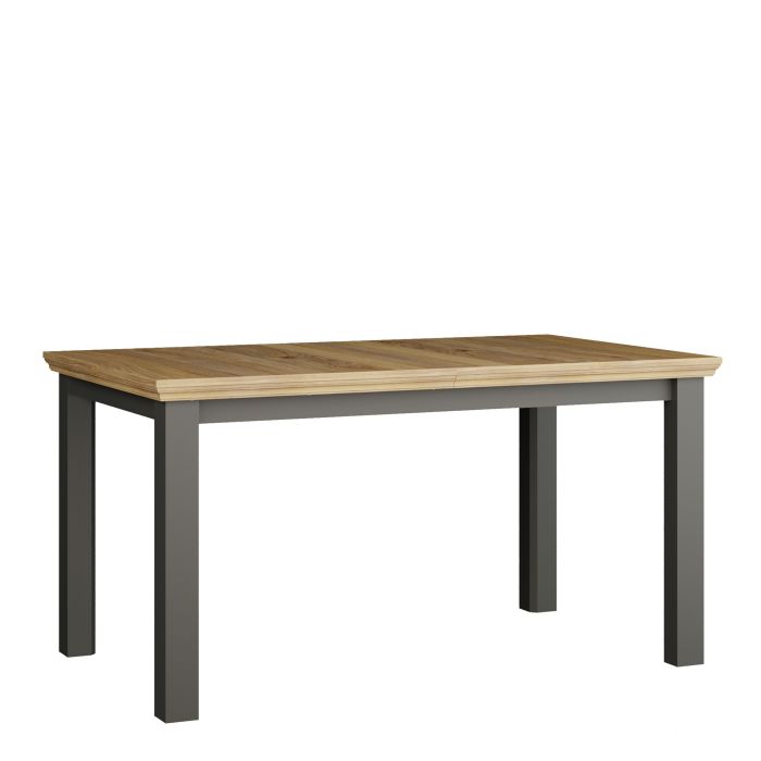 ELMRIDGE Rectangular Dining Table - Wolfram Grey with Mauvella Oak