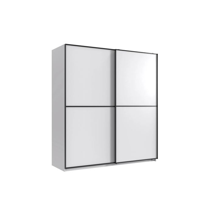 URBAN 2 Door Sliding Wardrobe White - 180cm