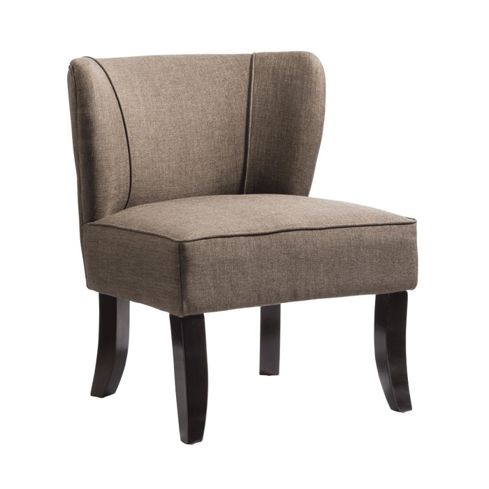 Dorchester Luxurious Beige Fabric Chairs - Set of 2