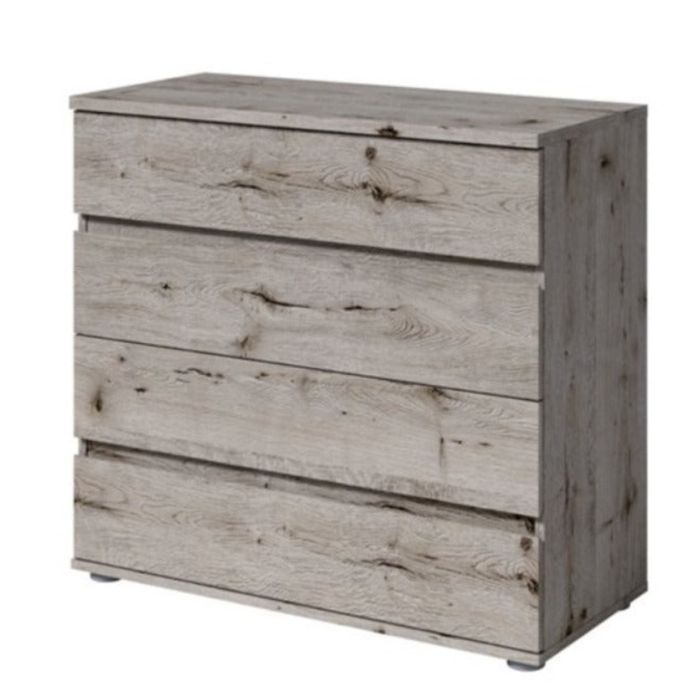 Tobago 27 Chest of Drawers with Four Drawers - Oak - Art Nest