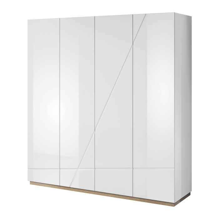 ACE FU-11 4 Door Wardrobe - White