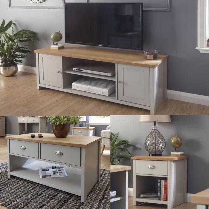 Lancaster 4 Piece Furniture Set Grey
