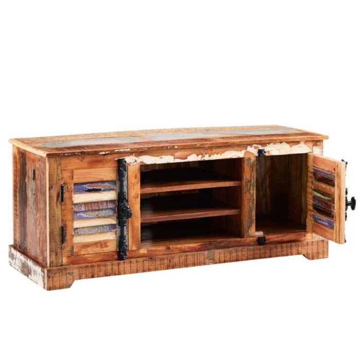 Louise Solid Wood TV Cabinet with Door