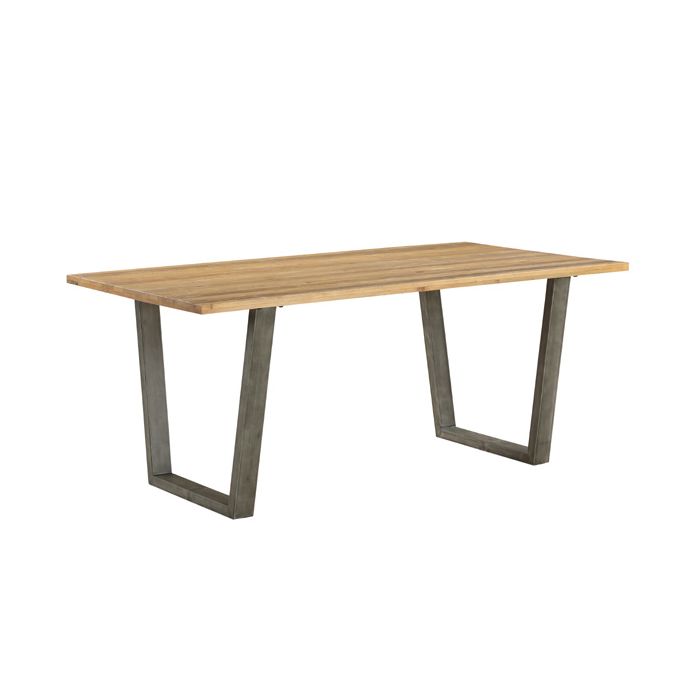 Doyle Elegance Rustic Dining Table - Natural Wood