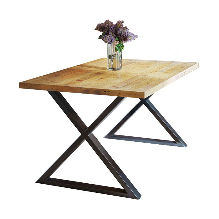 Doyle Elegance Rustic Small Dining Table - Natural Wood