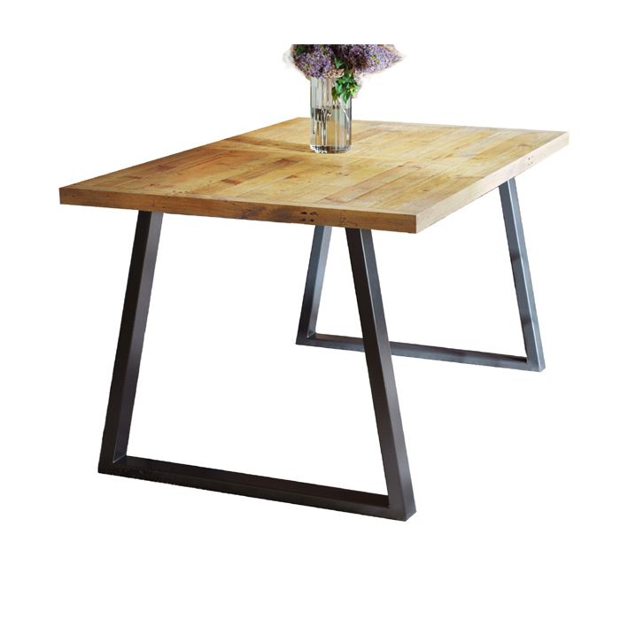 Doyle Elegance A Frame Leg Frame Medium Dining Table - Natural Wood