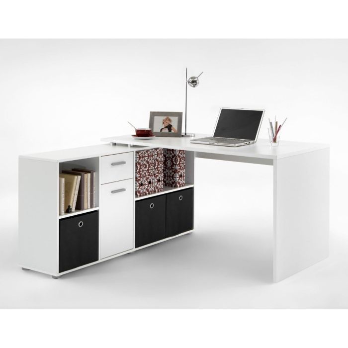 Claire Versatile Design Corner Desk - White
