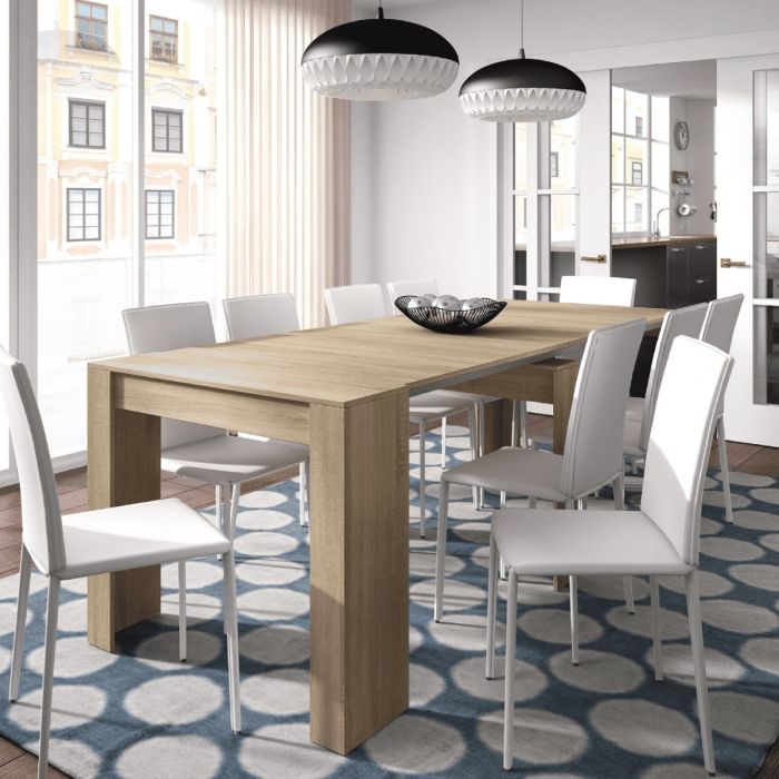 Claire Range Extending Dining Table - Oak Effect