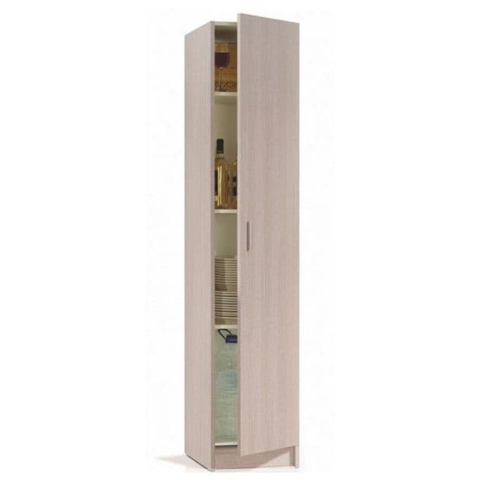 Amanda Sleek Design Multi-Purpose Single Door Narrow Storage Cupboard - Oak Effect