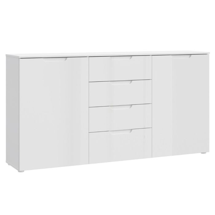 Chest of Drawer - ARUN 2 Drawer Chest White 164.8cm